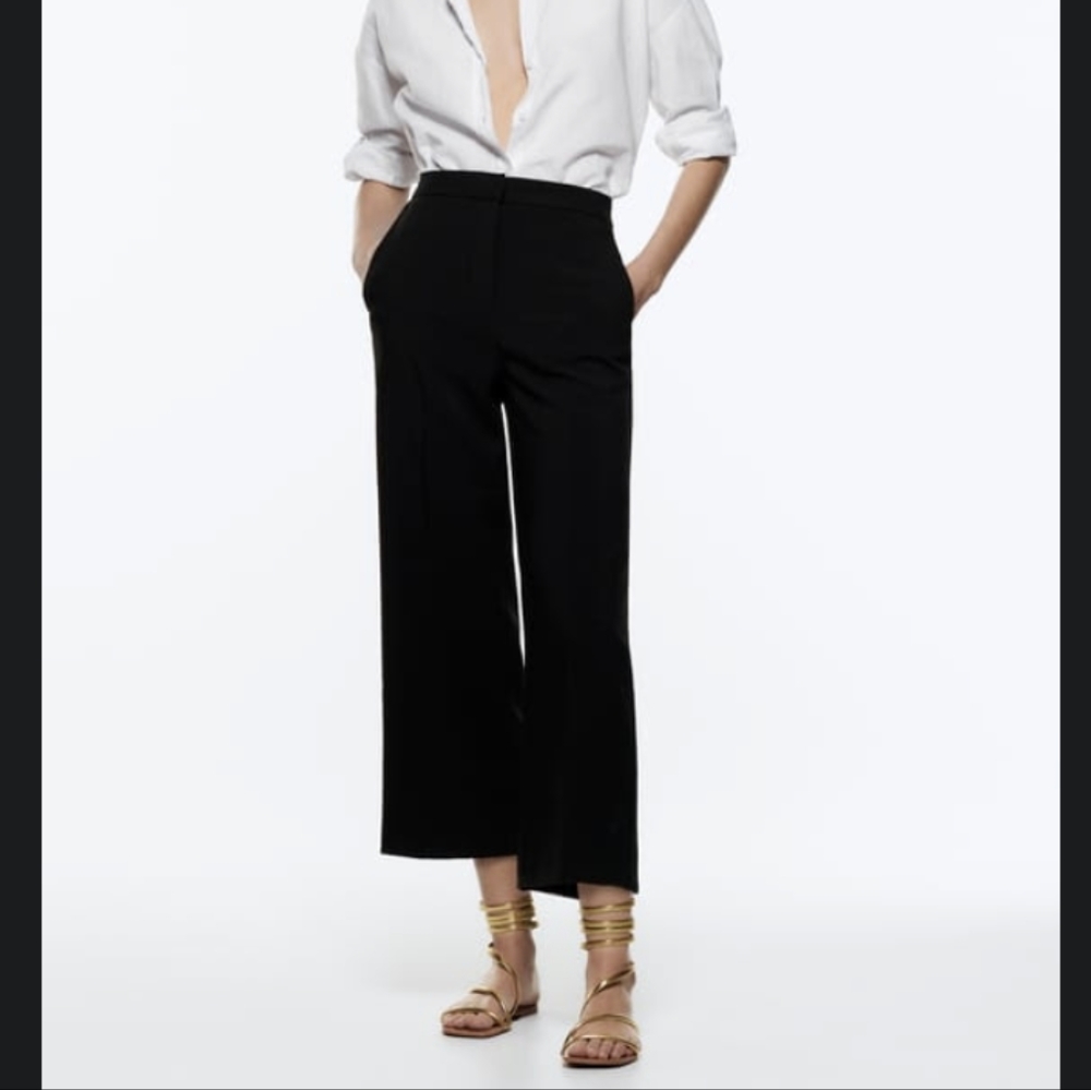 NWT Zara cropped culottes